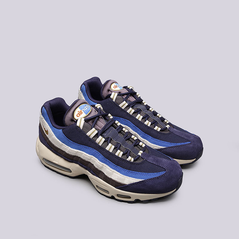 мужские синие кроссовки Nike Air Max 95 PRM 538416-404 - цена, описание, фото 2